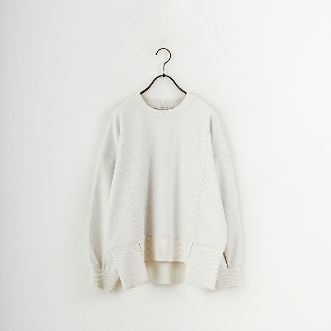 Jf Ready Made [ジェイエフレディメイド] 圧縮起毛サイド切替プルオーバー [3225750] ｱｲﾎﾞﾘｰ