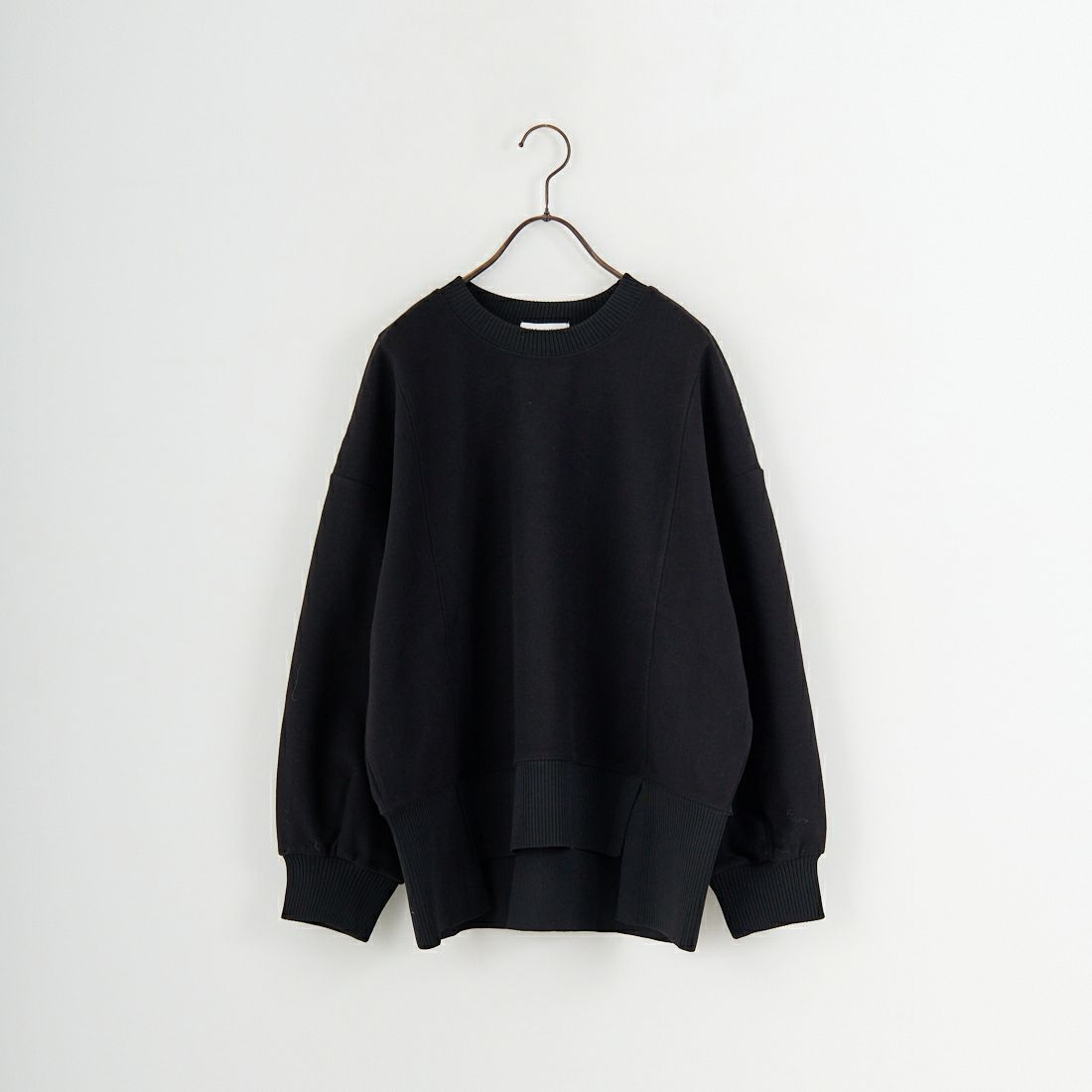 Jf Ready Made [ジェイエフレディメイド] 圧縮起毛サイド切替プルオーバー [3225750] ﾌﾞﾗｯｸ