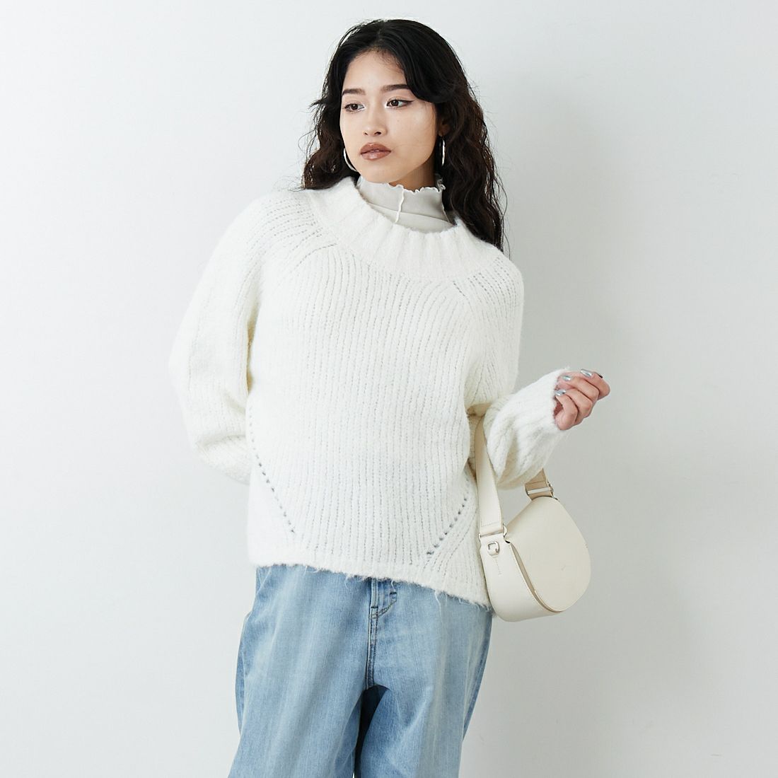 ｵﾌﾎﾜｲﾄ&&モデル身長：162cm 着用サイズ：F&&