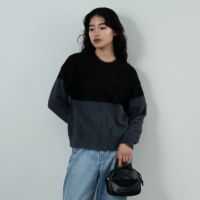 BLK/CHR&&モデル身長：162cm 着用サイズ：F&&