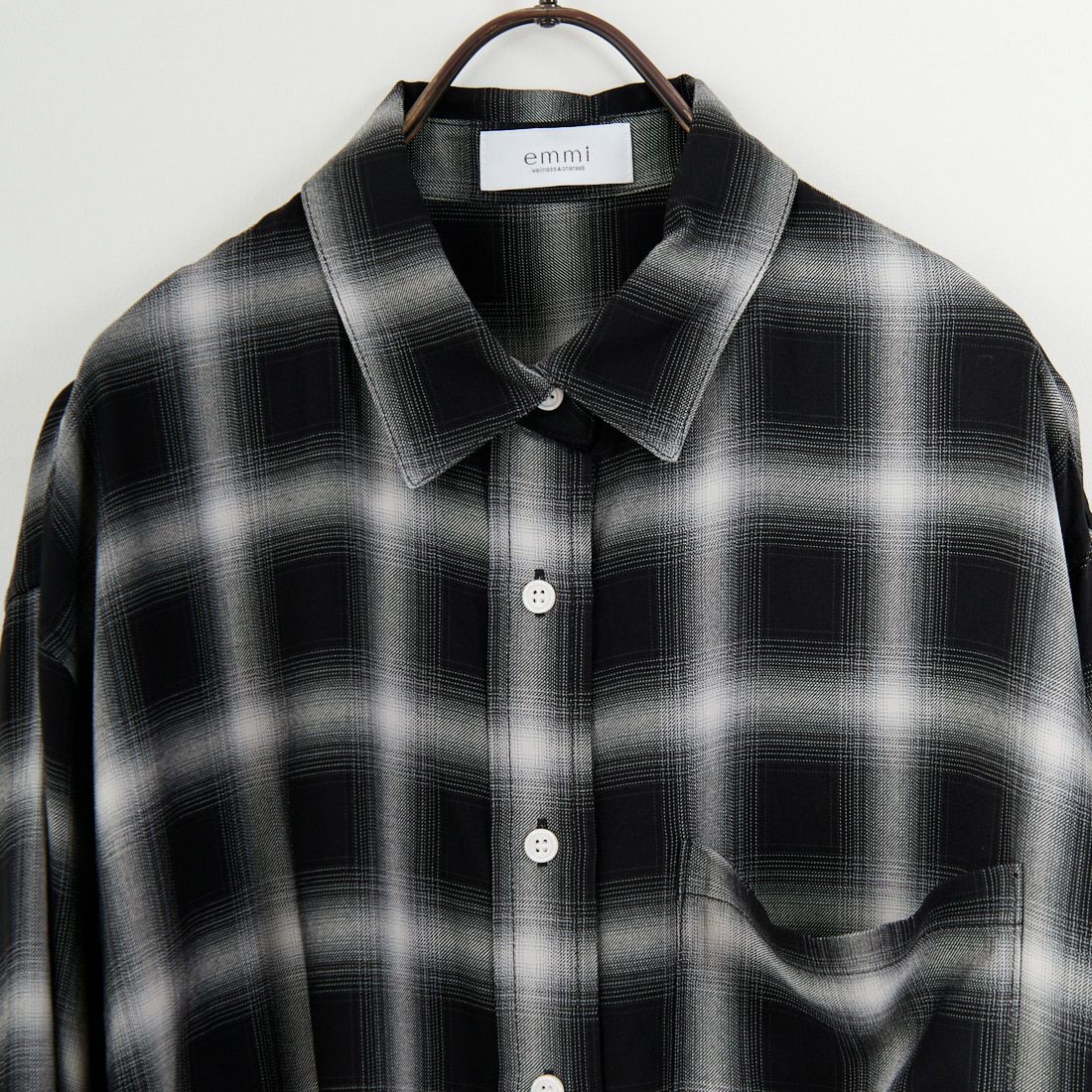 emmi [エミ] チェックオーバーシャツ [13WFB254049]｜ジーンズ