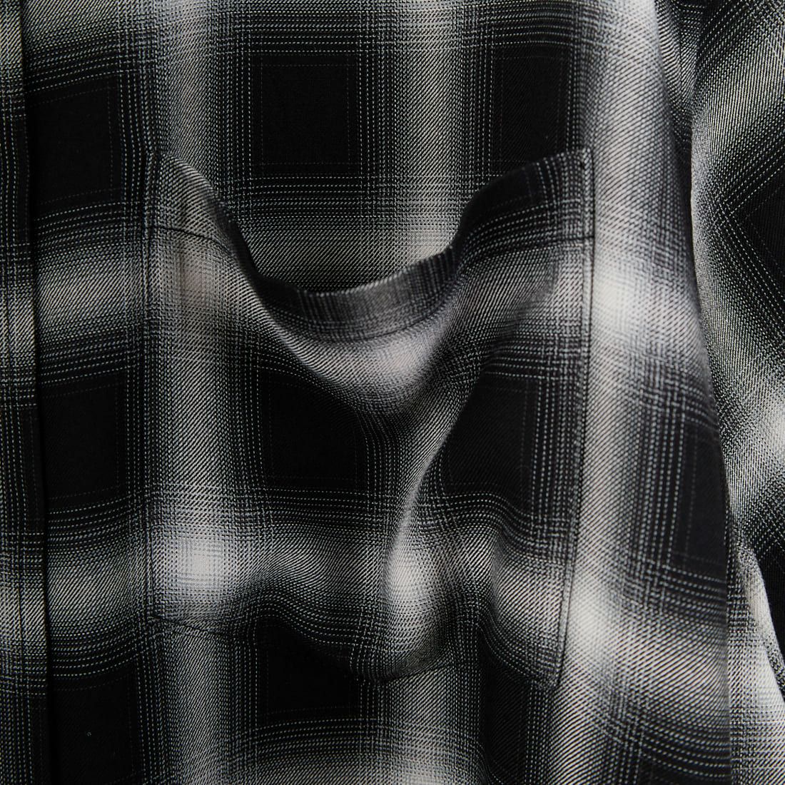 emmi [エミ] チェックオーバーシャツ [13WFB254049] BLK