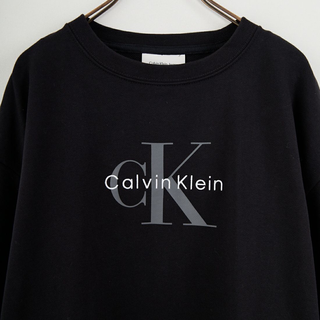 Calvin Klein [カルバンクライン] モノグラムロゴ ロングスリーブフレンチテリースウェット [47B234G] UB1