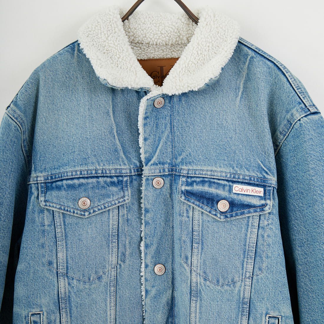 Calvin Klein [カルバンクライン] 90s シェルパトラッカージャケット [4RD737G] 01J