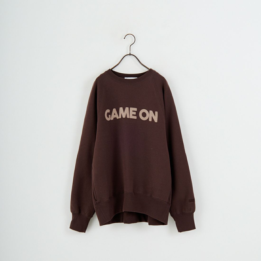 Americana [アメリカーナ] ボリュームスリーブ クルーネックスウェット [BRF-797A-1] Dﾌﾞﾗｳﾝ