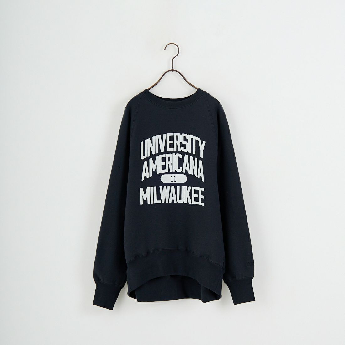 Americana [アメリカーナ] ボリュームスリーブ クルーネックスウェット [BRF-797A-2] ﾌﾞﾗｯｸ