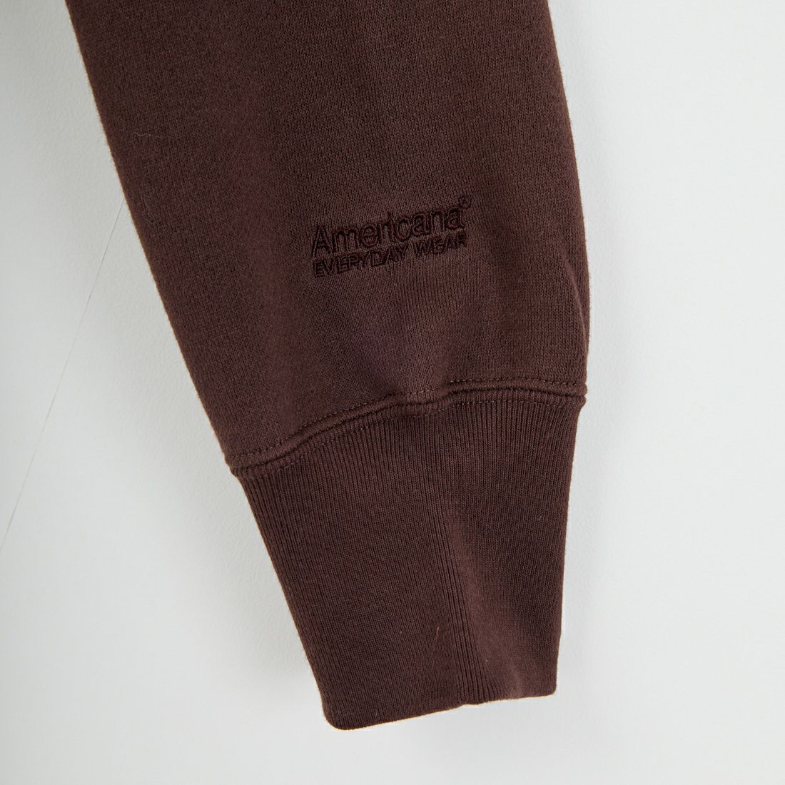 Americana [アメリカーナ] ボリュームスリーブ クルーネックスウェット [BRF-797A-2] Dﾌﾞﾗｳﾝ