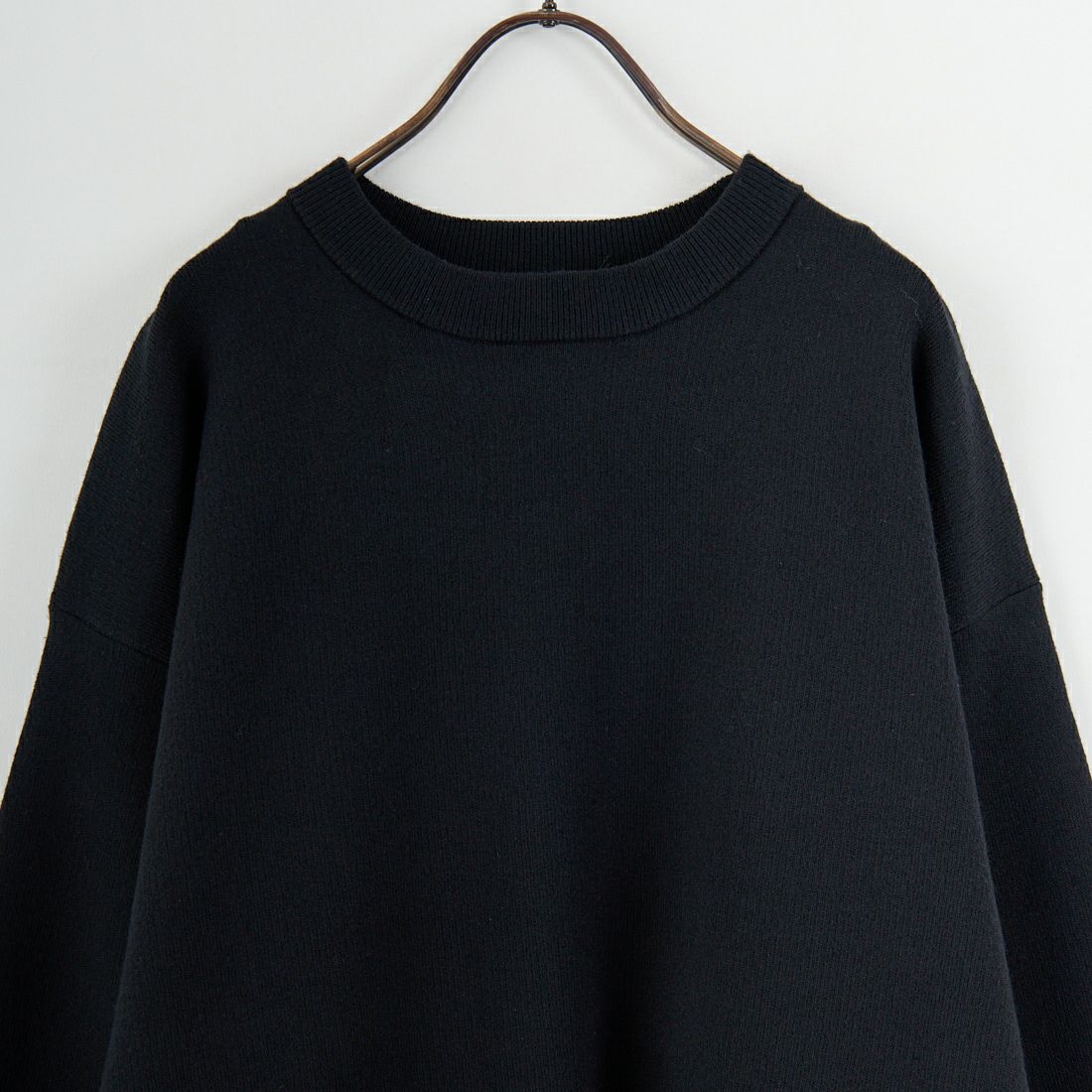 RIM.ARK [リムアーク] ミドルレングス ボックスニットプルオーバー [460JSL70-2211] BLK