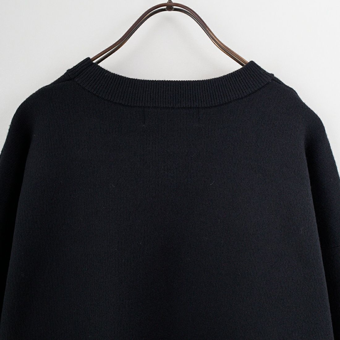 RIM.ARK [リムアーク] ミドルレングス ボックスニットプルオーバー [460JSL70-2211] BLK