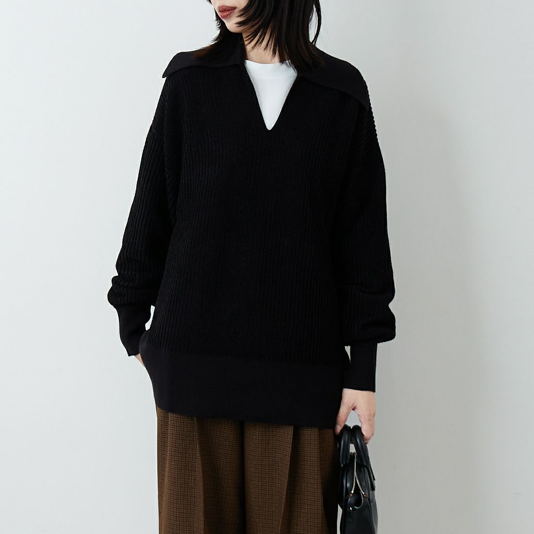 BLK&&モデル身長：162cm 着用サイズ：F&&