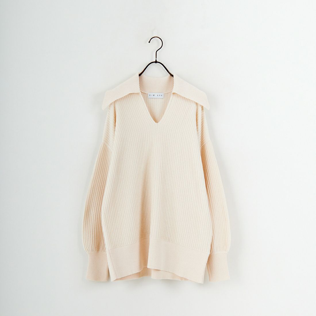 RIM.ARK [リムアーク] ベーシックカラーリブプルオーバー [460JSL70-2271] IVOY