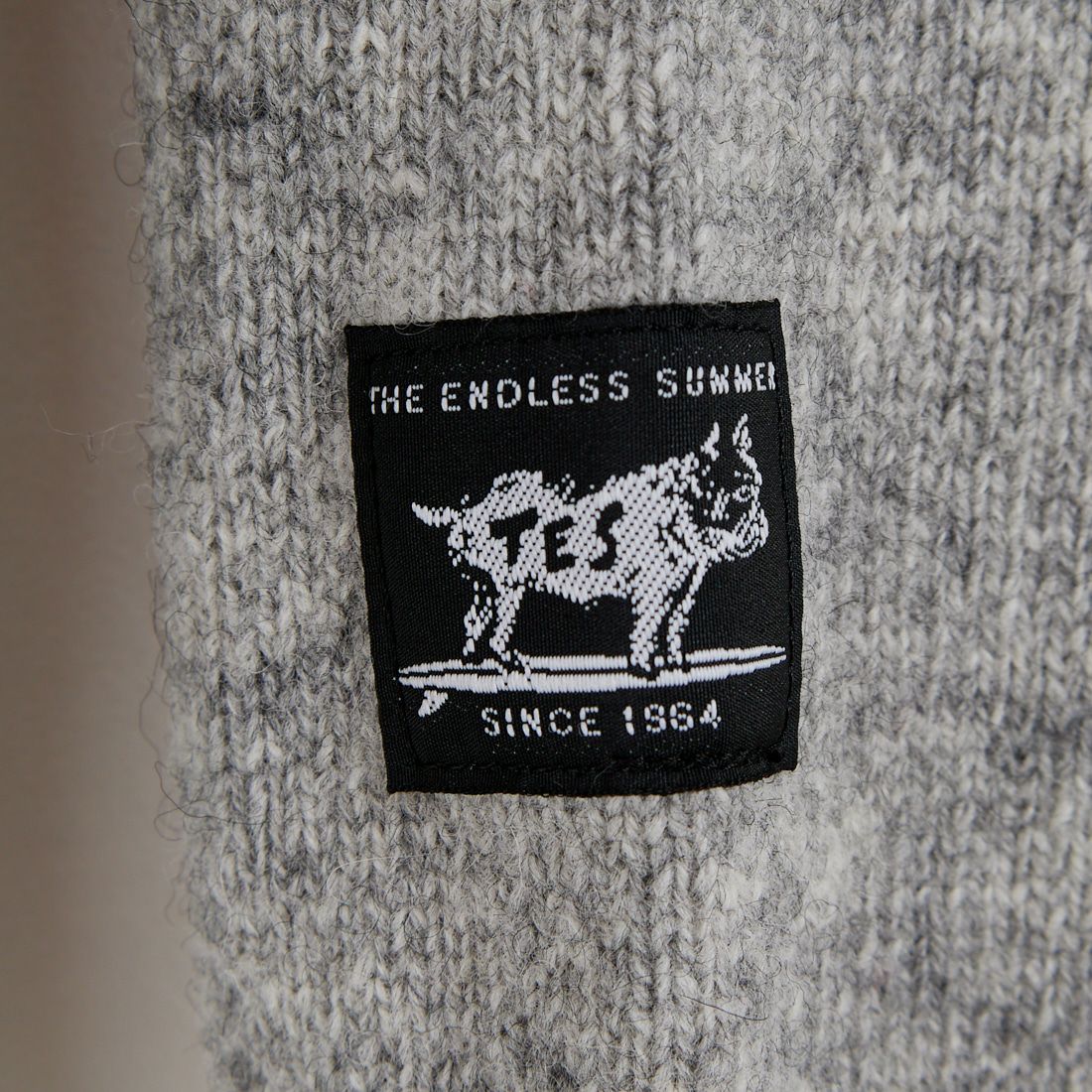 The Endless Summer [エンドレスサマー] BUHI サガラ刺繍ウールニット [AS-25774323] 03 MIX GRY