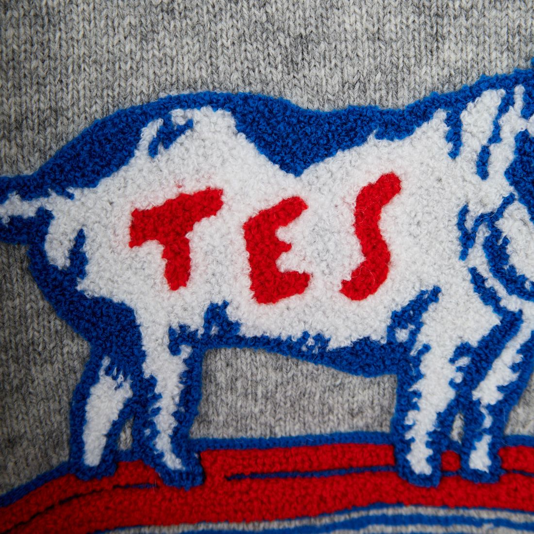 The Endless Summer [エンドレスサマー] BUHI サガラ刺繍ウールニット [AS-25774323] 03 MIX GRY