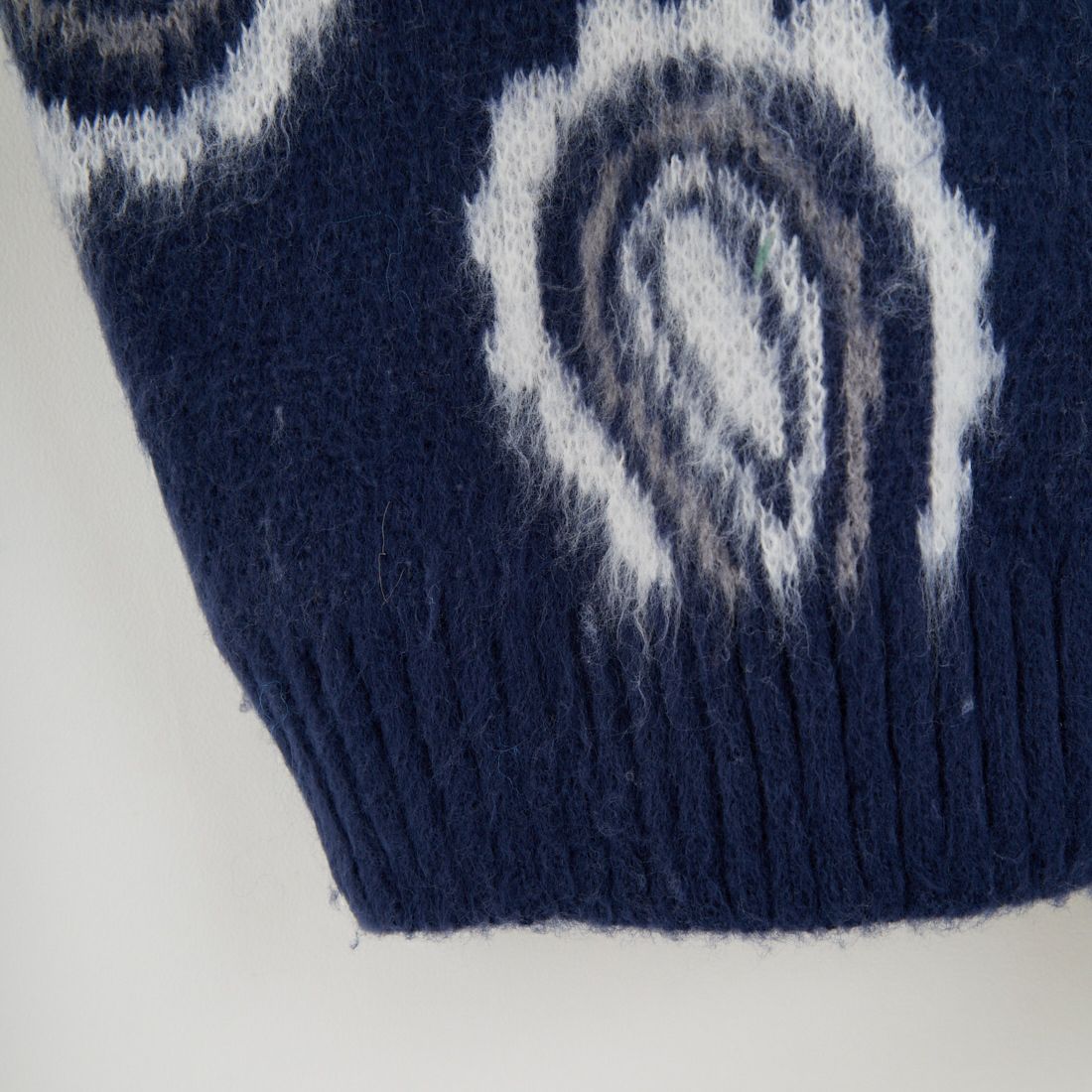 33Degrees [サーティスリーディグリーズ] バルキージャカードクルーネックニット [TDS-254-032] NVYﾍﾟｲｽﾞﾘｰ