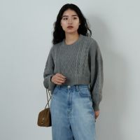 GRAY&&モデル身長：162cm 着用サイズ：F&&