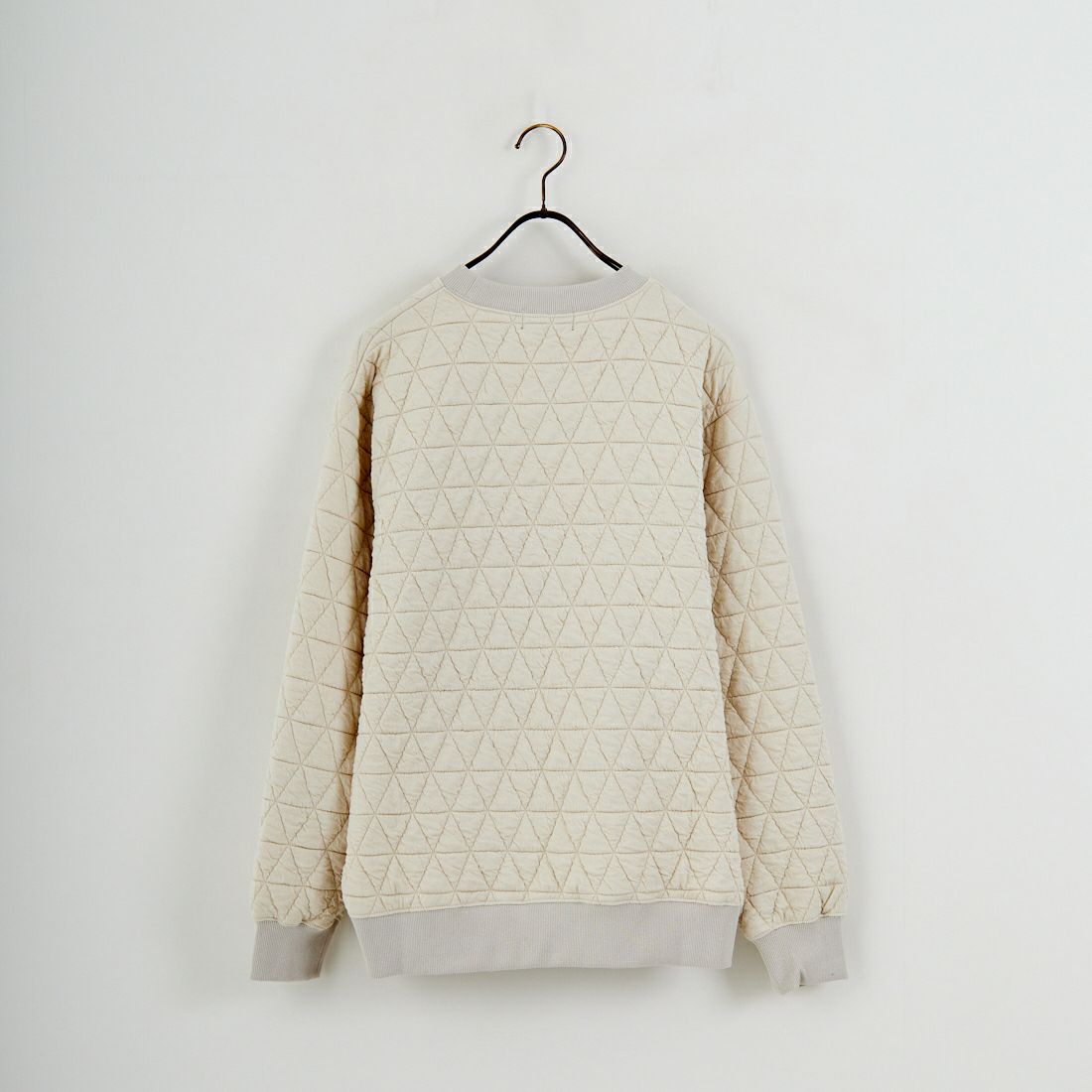 Jeans Factory Clothes [ジーンズファクトリークローズ] キルティング中綿クルーネックトップス [EPC-55222] 1 IVORY