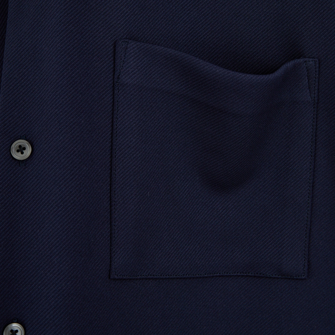 Jeans Factory Clothes [ジーンズファクトリークローズ] ツイルジャージワンナップカラーシャツ [EPC-55105] 4 NAVY