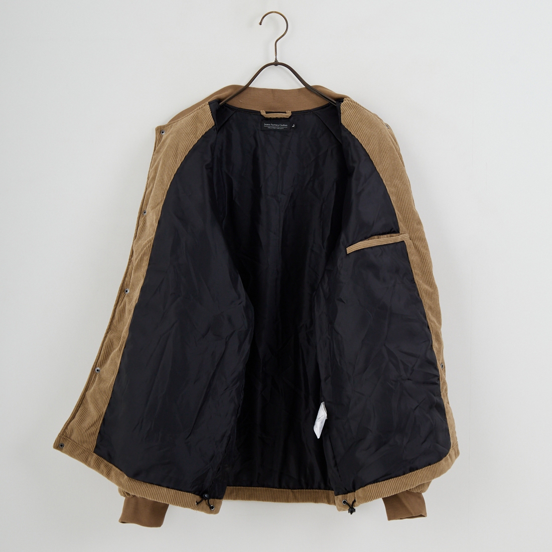 Jeans Factory Clothes [ジーンズファクトリークローズ] テックコールコーチジャケット [EPC-57403] 1 BEIGE
