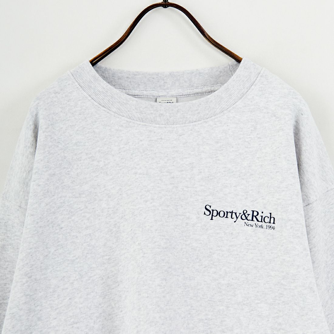 Sporty&Rich [スポーティアンドリッチ] ランクラブ クルーネックスウェット [ST07162175] H.GRAY