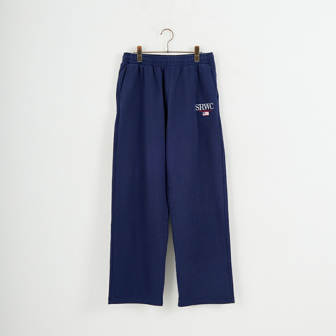 Sporty&Rich [スポーティアンドリッチ] ノーティカル刺繍ワイドスウェットパンツ [PA05563177] D.NAVY