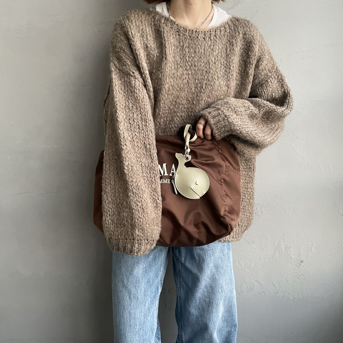 YAHKI [ヤーキ] クジラレザーマルチケース [YH-763C] SAND BEIGE