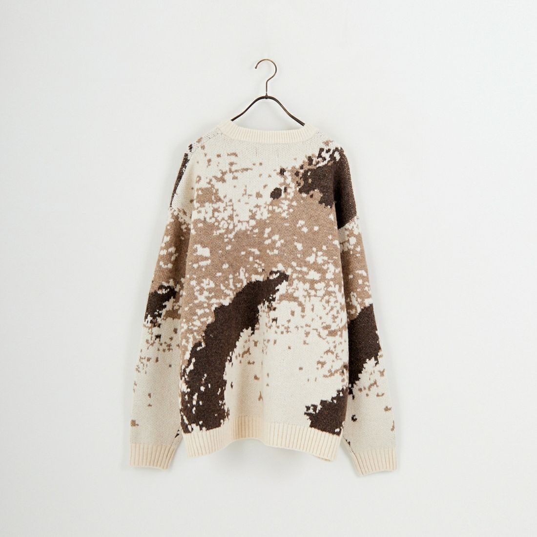 33Degrees [サーティースリーディグリーズ] モヘアタッチダブルジャガードニット [M2521001JF] OFF