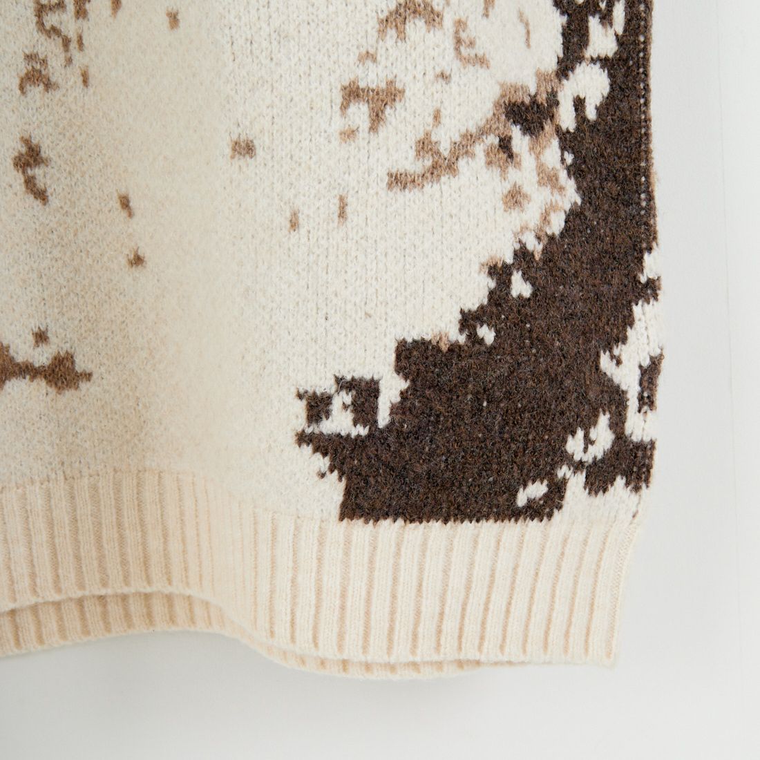 33Degrees [サーティースリーディグリーズ] モヘアタッチダブルジャガードニット [M2521001JF] OFF