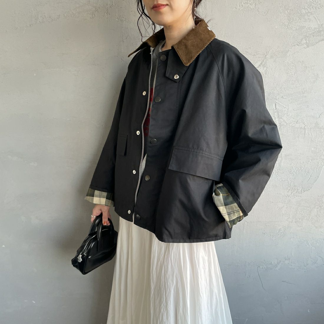 BLACK&&モデル身長：160cm 着用サイズ：36&&