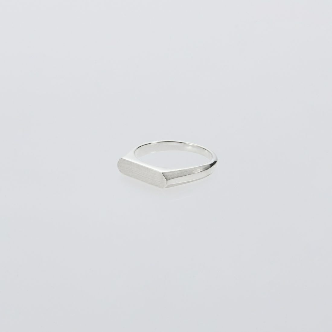 XOLO JEWELRY [ショロジュエリー] シグネットリング ウィズヘアライン [XOR120] SILVER