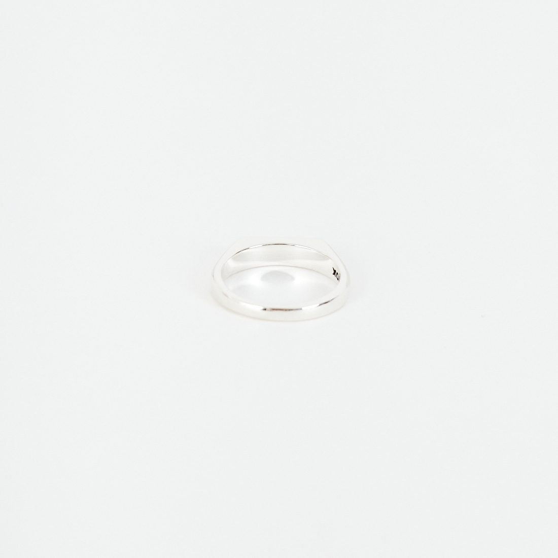 XOLO JEWELRY [ショロジュエリー] シグネットリング ウィズヘアライン [XOR120] SILVER