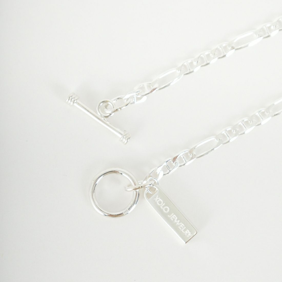 XOLO JEWELRY [ショロジュエリー] フィガログッチリンクブレスレット 4mm [XOB126-19] SILVER