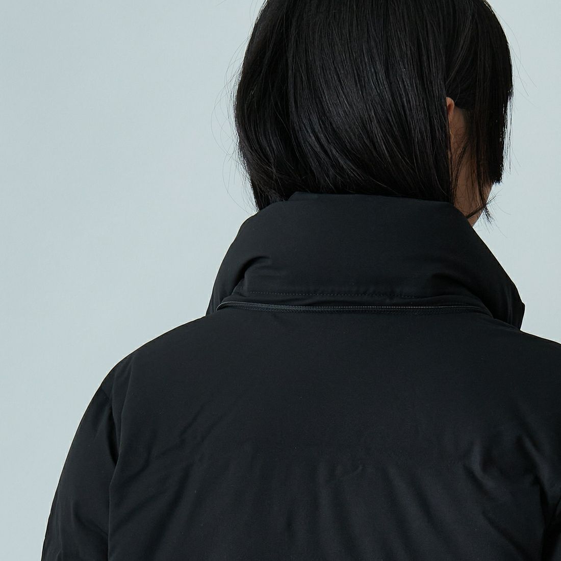 DESCENTE ALLTERRAIN [デサントオルテライン] 水沢ダウン アンカーハーフコート [DU5FDJM3L] BK00