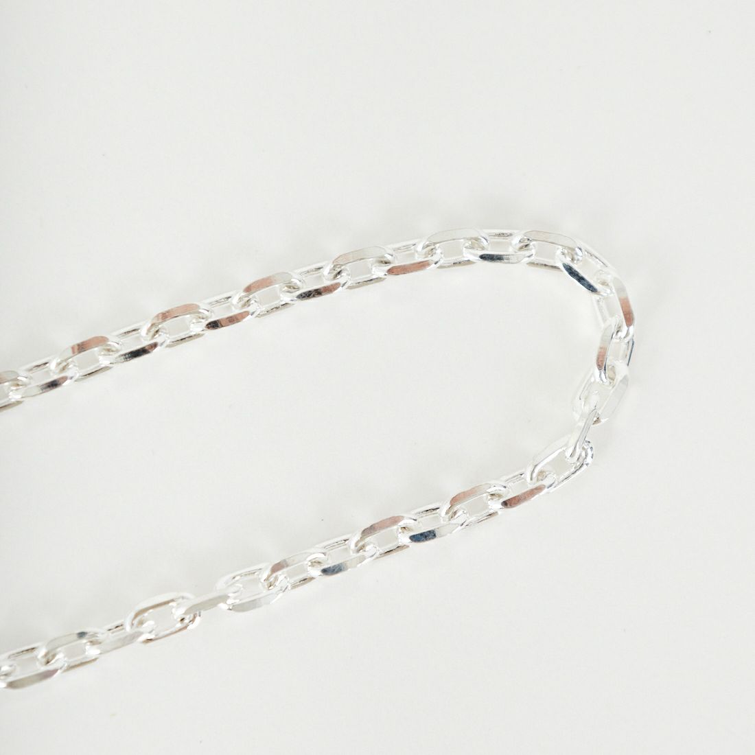 XOLO JEWELRY [ショロジュエリー] オーバルカットリンクブレスレット 4mm [XOB117-19] SILVER