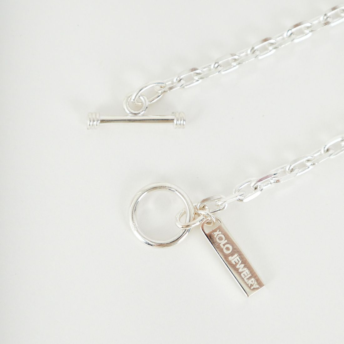 XOLO JEWELRY [ショロジュエリー] オーバルカットリンクブレスレット 4mm [XOB117-19] SILVER