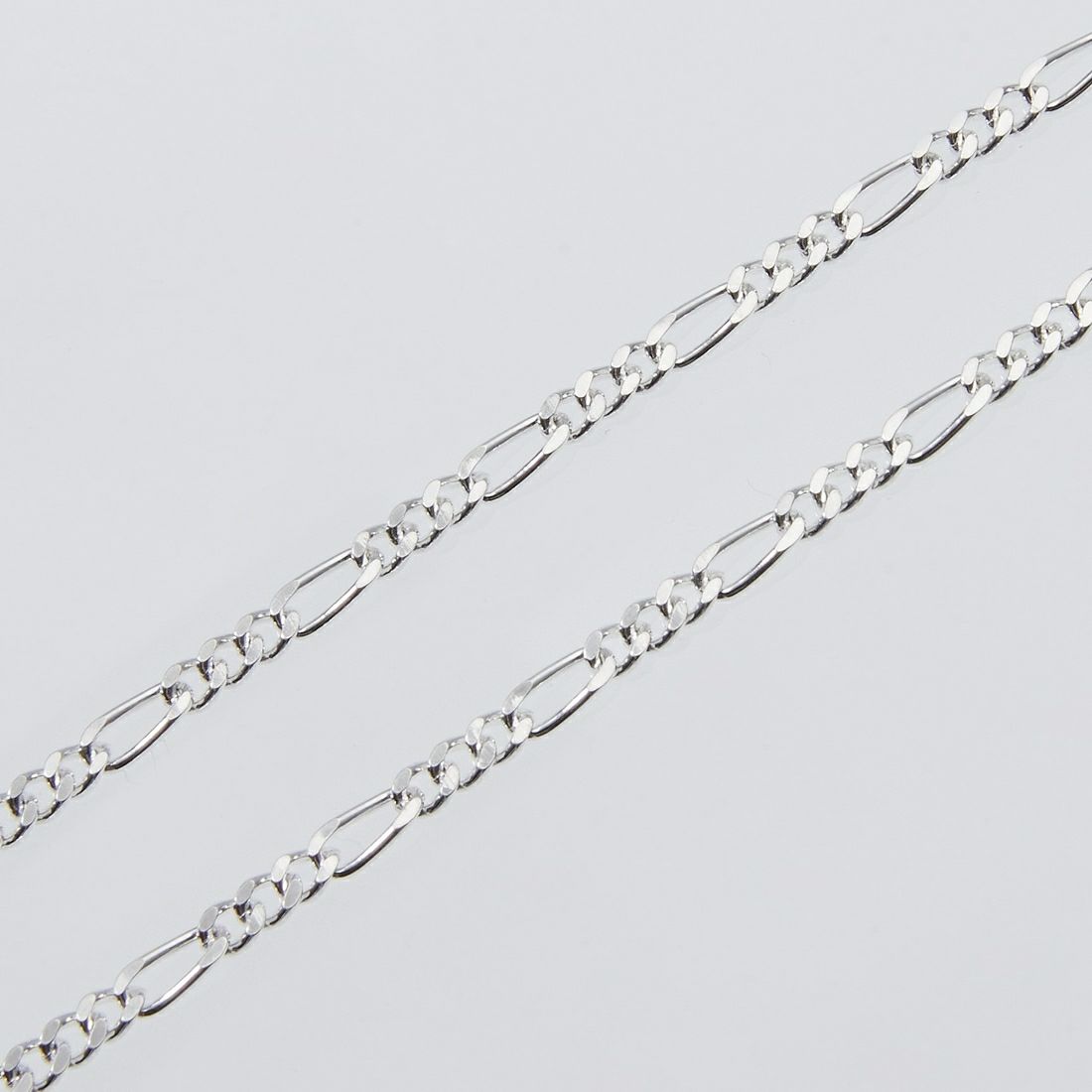 XOLO JEWELRY [ショロジュエリー] フィガロリンクネックレス 4mm [XON050-60] SILVER