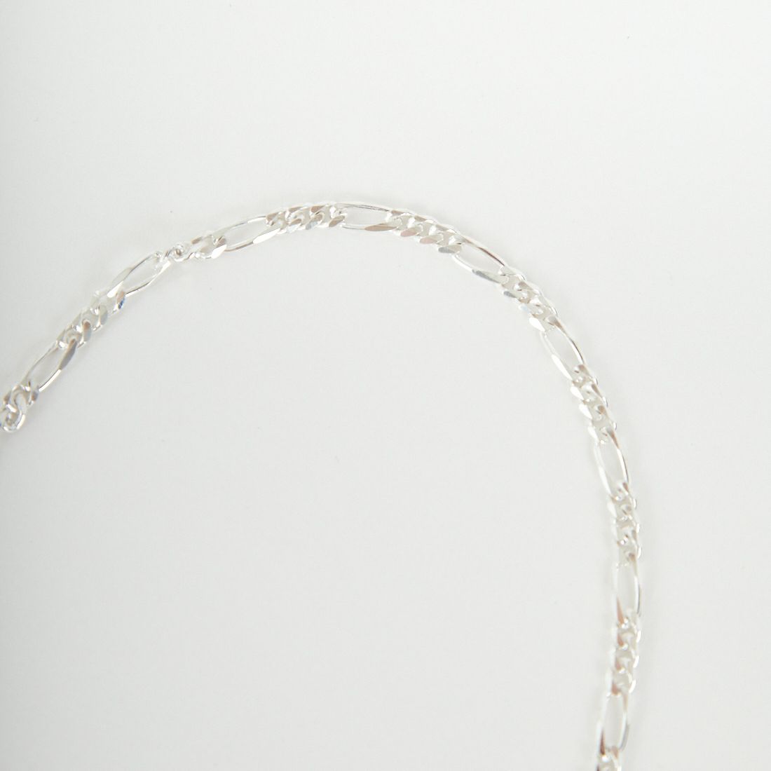 XOLO JEWELRY [ショロジュエリー] フィガロリンクネックレス 4mm [XON050-60] SILVER