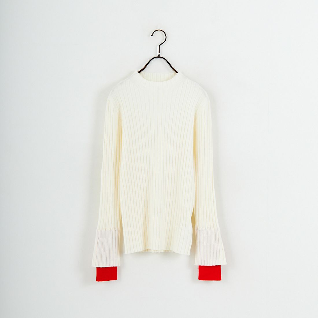 Jf Ready Made [ジェイエフレディメイド] 配色リブニット [929-14110] 02A ｱｲﾎﾞﾘｰ