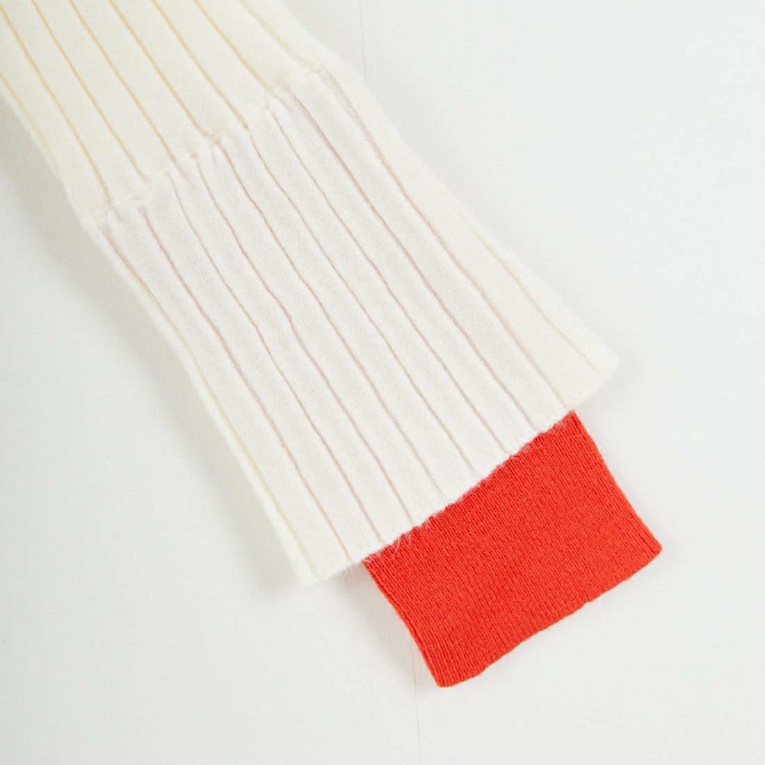 Jf Ready Made [ジェイエフレディメイド] 配色リブニット [929-14110] 02A ｱｲﾎﾞﾘｰ