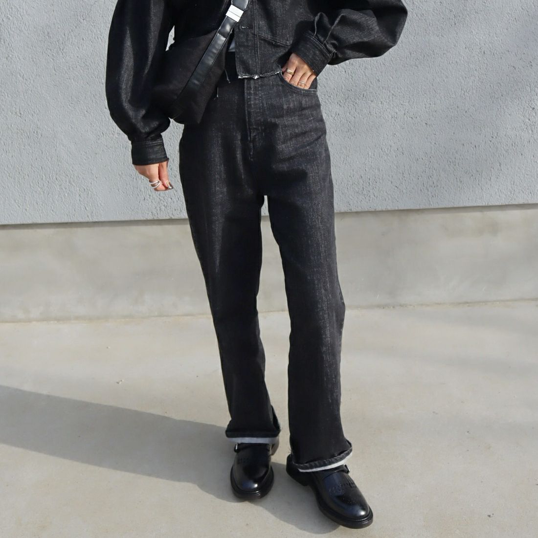 【新品タグ付】epa × BIGJOHN wide straight jeans 予約商品】epa × BIG JOHN [エパ × ビッグジョン] ワイドストレート