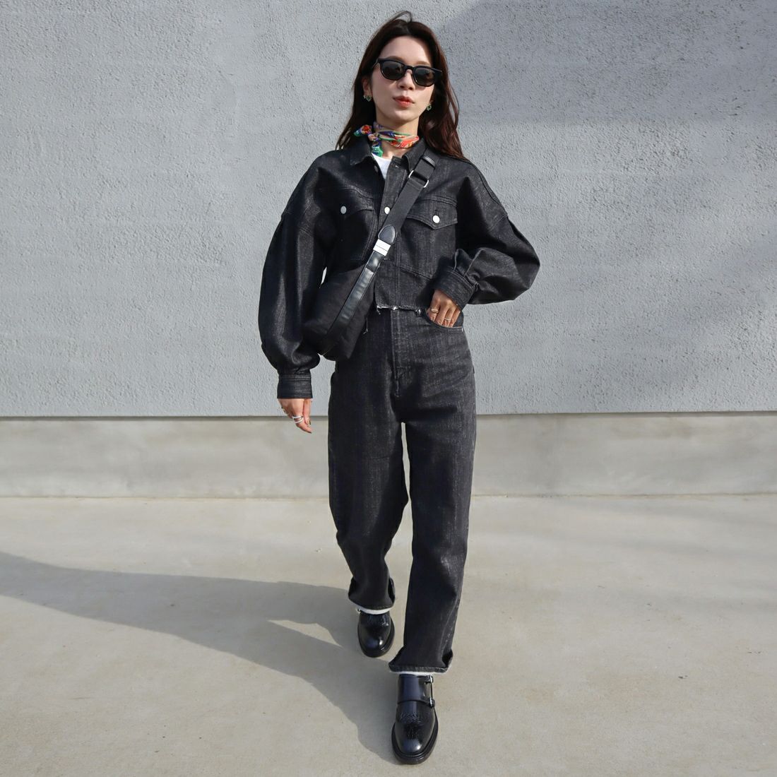 epa × BIG JOHN [エパ × ビッグジョン] ワイドストレートジーンズ [MXEP06L] BK02