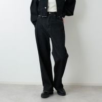 epa BIG JOHN ワイドストレートジーンズ　ブラック　サイズ26 予約商品】epa × BIG JOHN [エパ × ビッグジョン] ワイドストレート