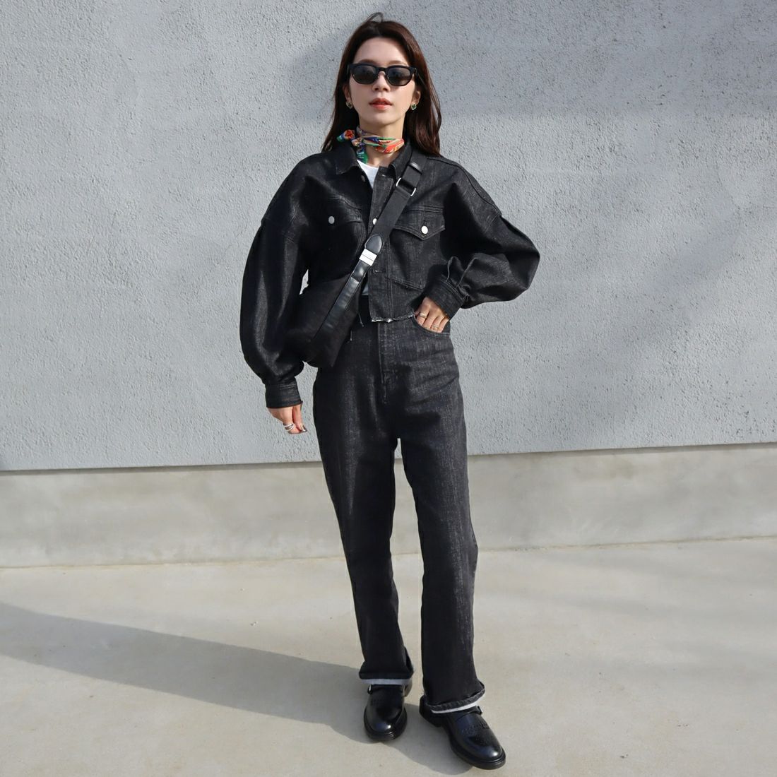 epa × BIG JOHN [エパ × ビッグジョン] バルーンスリーブショートジャケット [MXEP07L] BK02