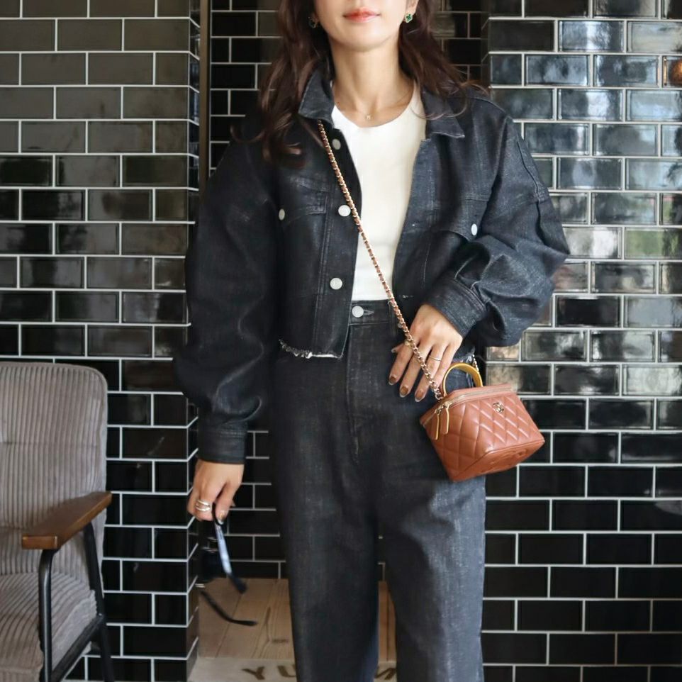 epa × BIG JOHN [エパ × ビッグジョン] バルーンスリーブショートジャケット [MXEP07L] BK02