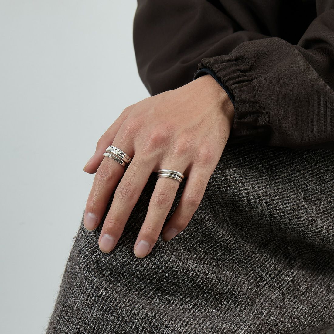 XOLO JEWELRY [ショロジュエリー] トリプルウィズクッションリング [XOR095] SILVER