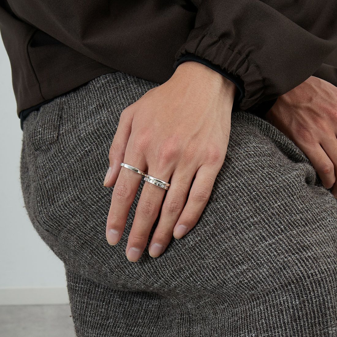 XOLO JEWELRY [ショロジュエリー] トリプルウィズクッションリング [XOR095] SILVER