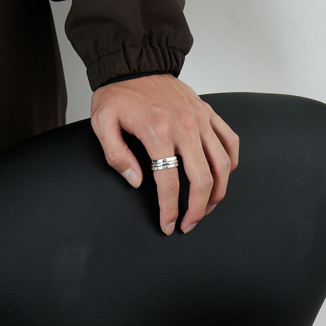 XOLO JEWELRY [ショロジュエリー] トリプルウィズクッションリング [XOR095] SILVER