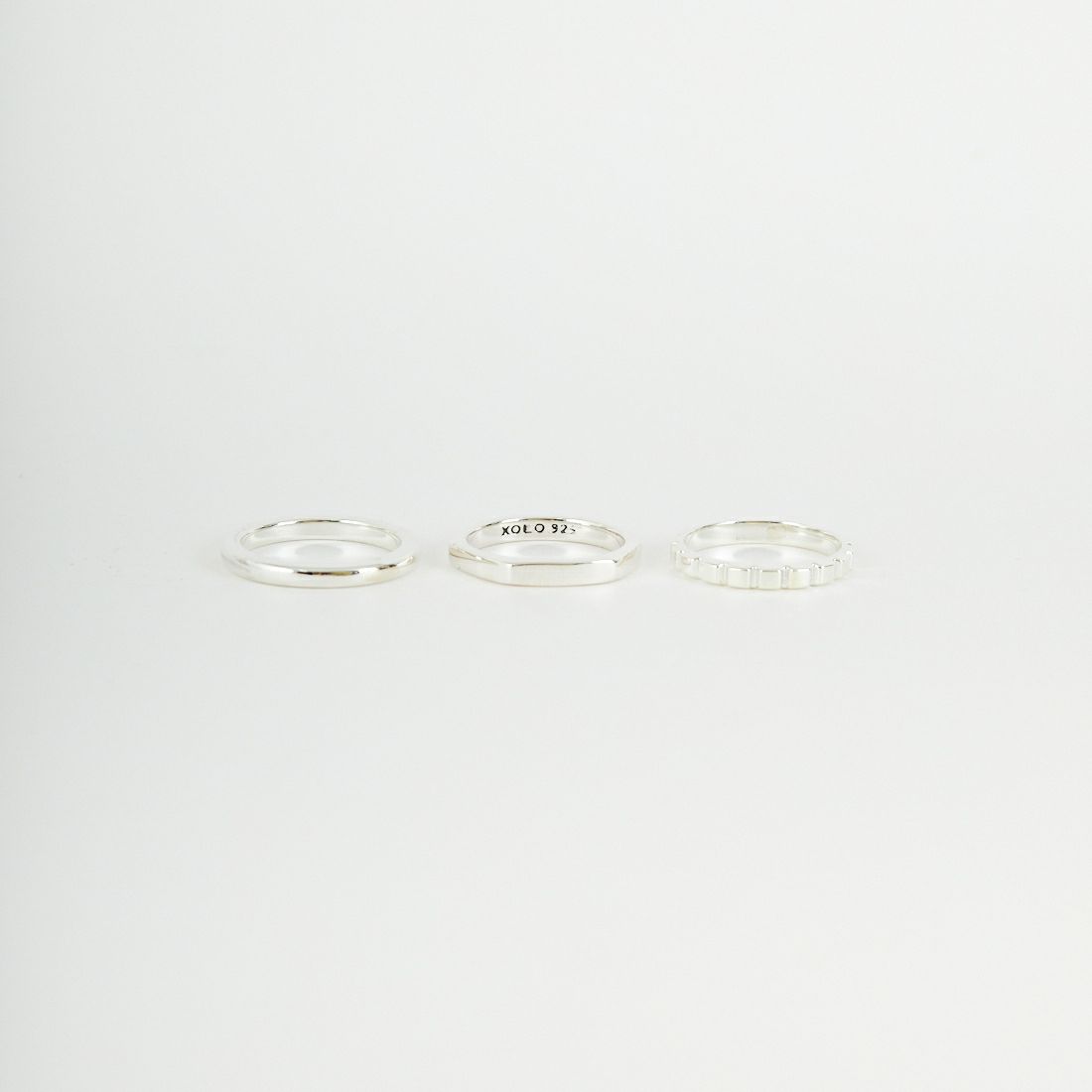 XOLO JEWELRY [ショロジュエリー] トリプルウィズクッションリング [XOR095] SILVER