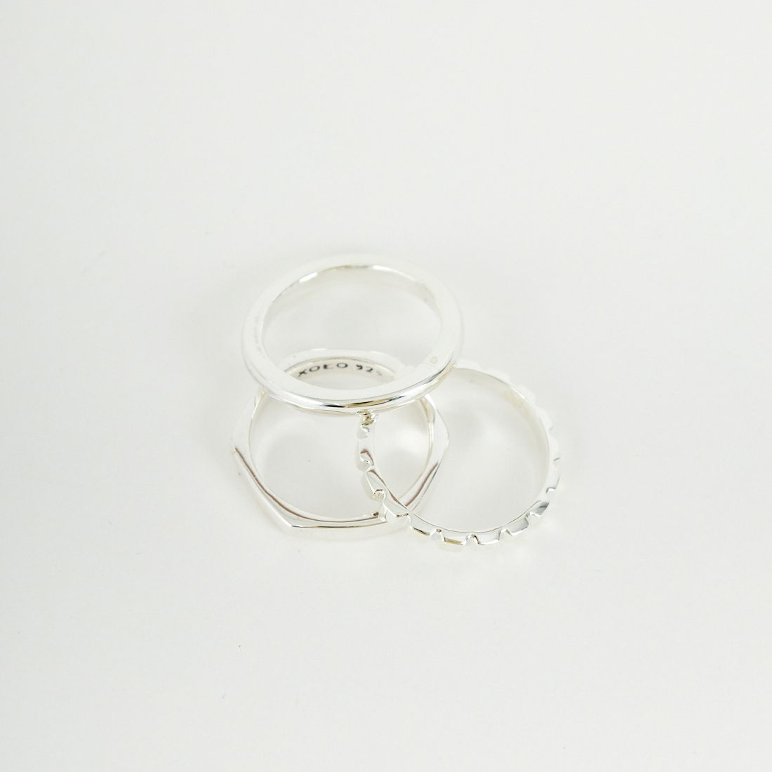 XOLO JEWELRY [ショロジュエリー] トリプルウィズクッションリング [XOR095] SILVER