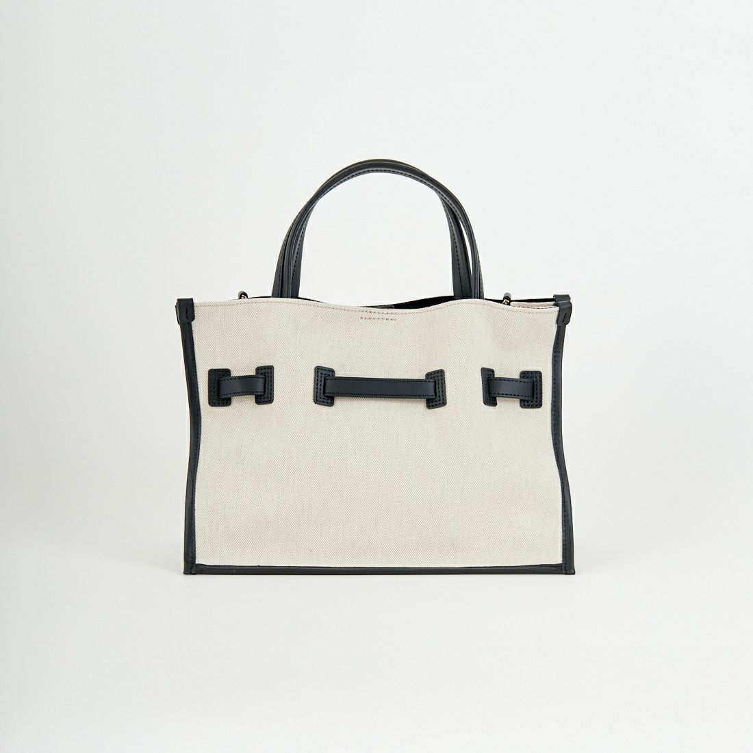 VIOLAd'ORO [ヴィオラドーロ] BRUNO キャンバスレザートートバッグ [V-2287] CANVAS