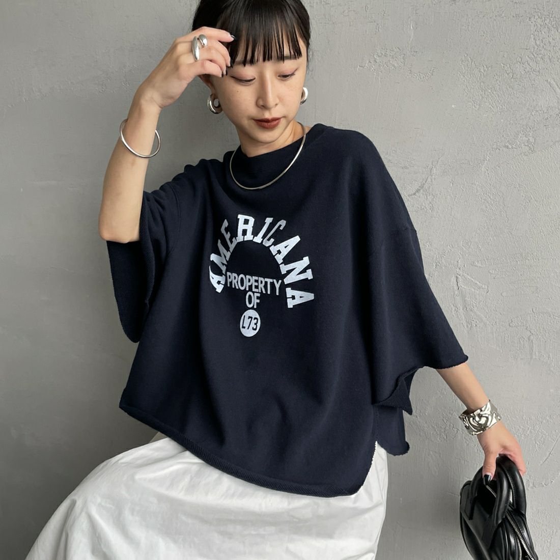 ﾈｲﾋﾞｰ&&モデル身長：150cm 着用サイズ：ONE SIZE&&